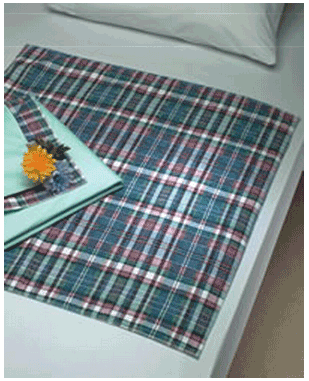 Reusable Underpad Plaidbex Bed Pad by Beck