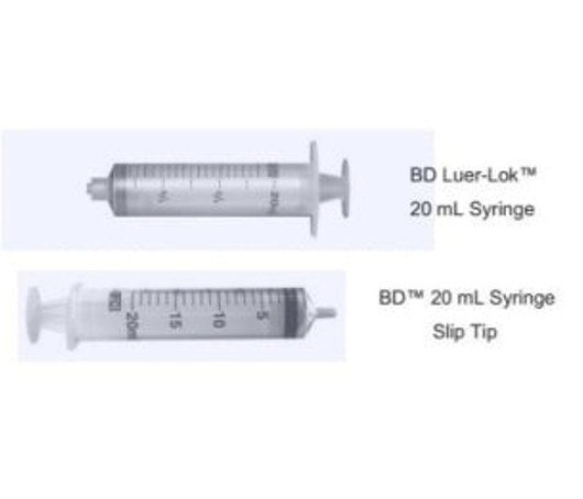 Image 3 of 20 mL Syringes without Needle