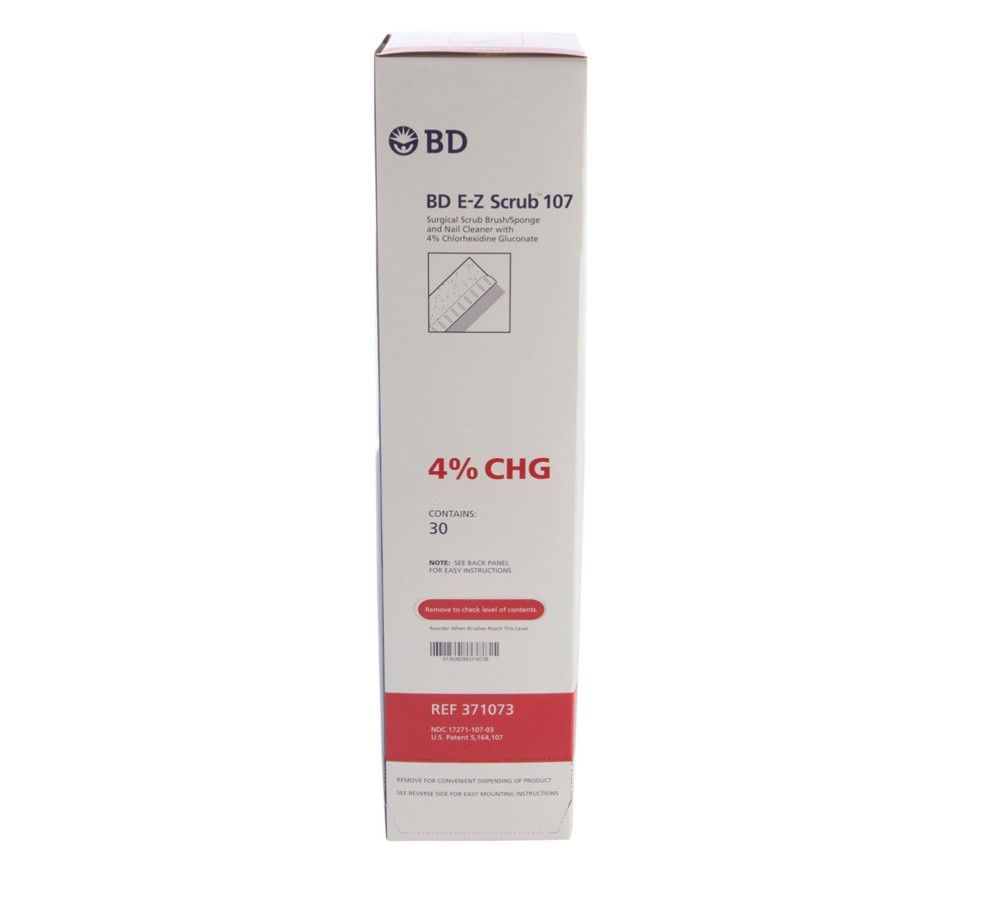 BD E-Z Scrub 107 Surgical Brush - Box of 30