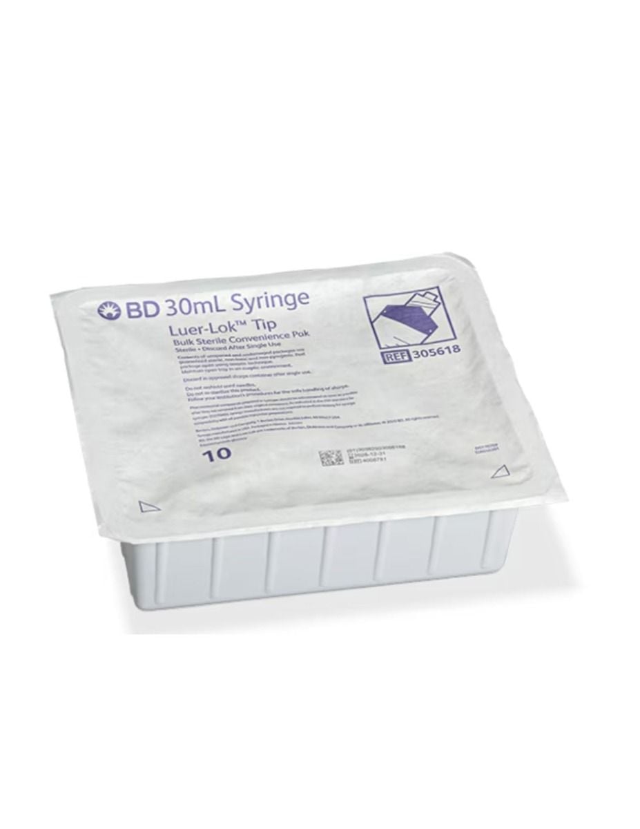 BD 30 mL Luer-Lok Syringe Pharmacy Convenience Pak - 305618