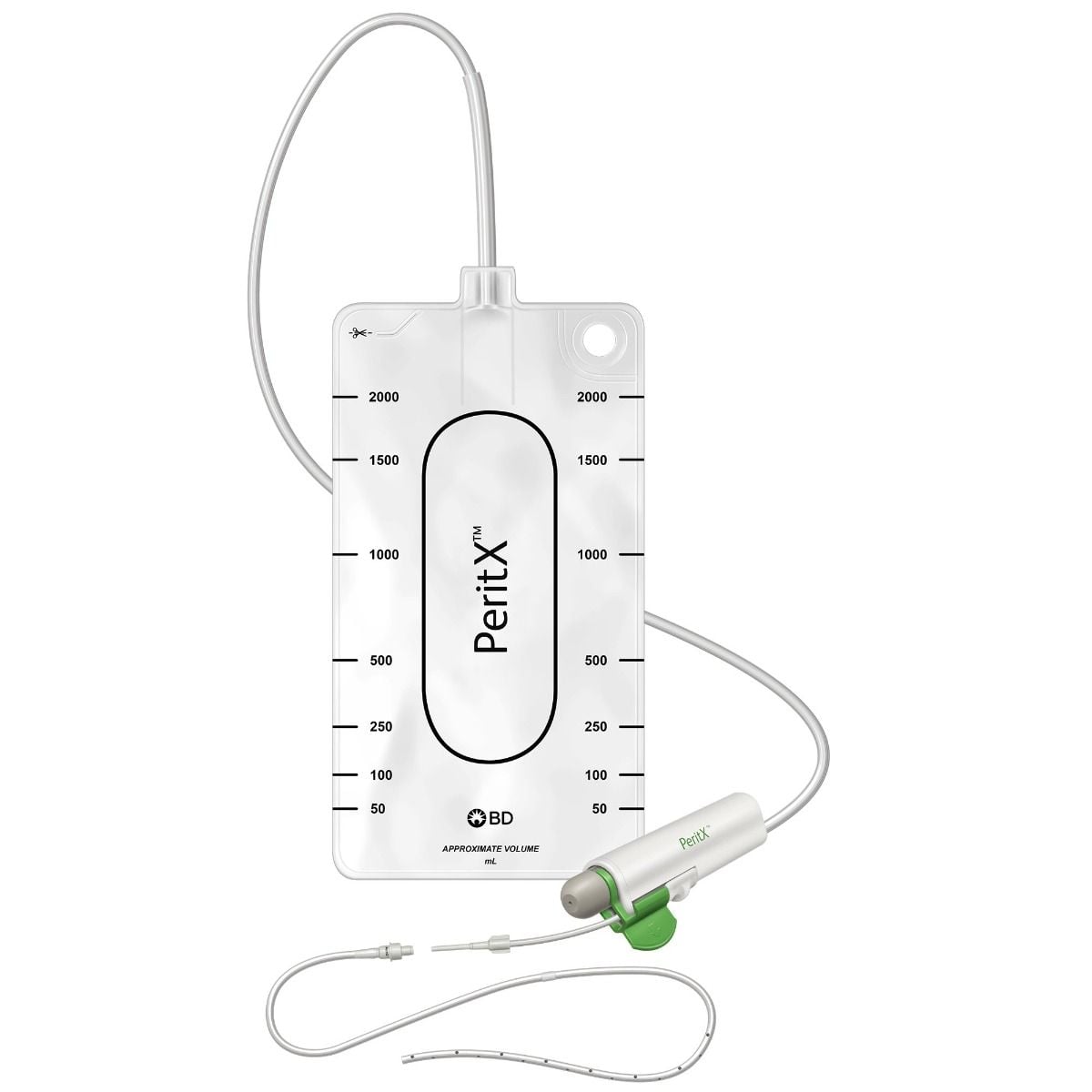 PeritX 2L Drainage Kit - Catheter System