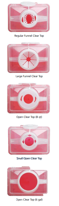 Container Tops from BD