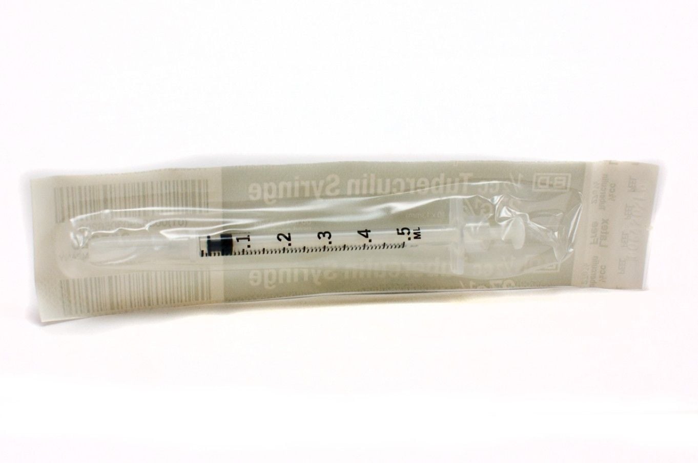 BD 1/2 mL Tuberculin Syringe - Individually Packaged
