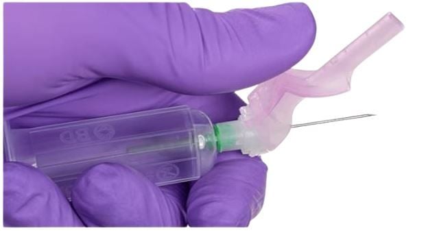 Vacutainer Eclipse Blood Collection With Thumb Pad