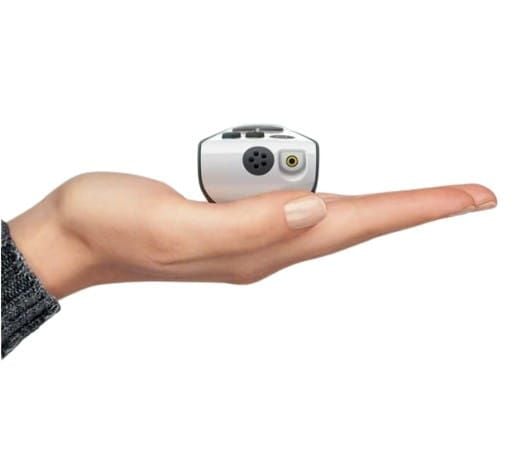 Hand Holding Remote in Palm