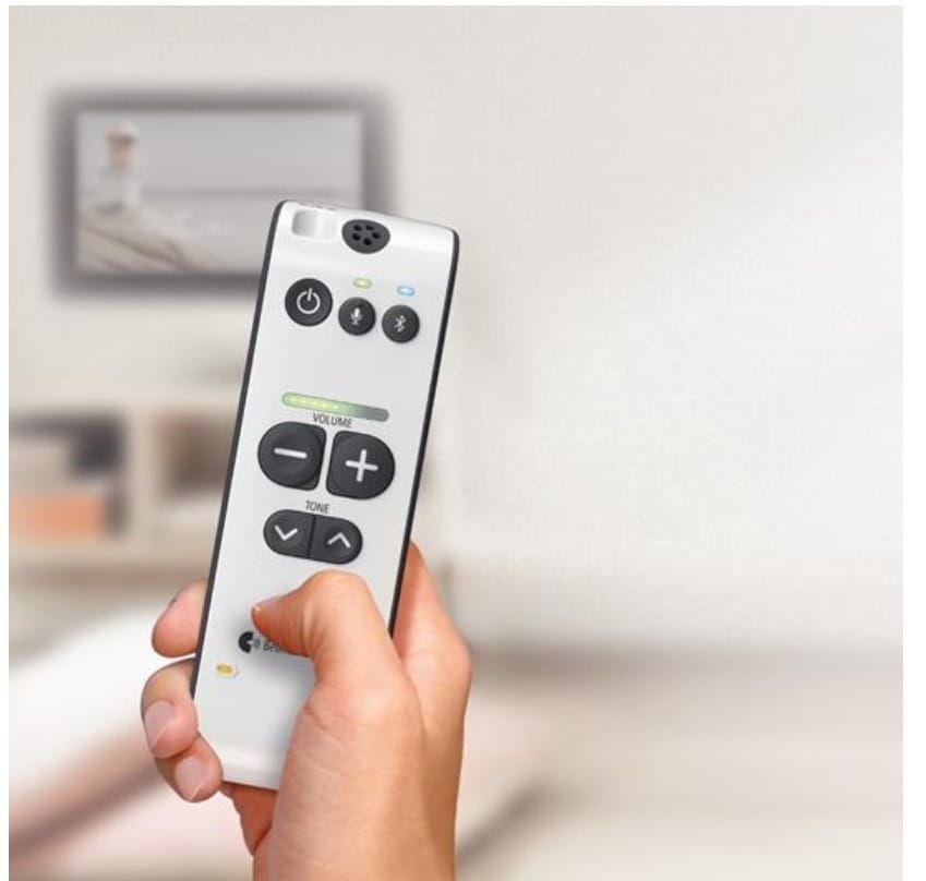 Hand Holding Remote