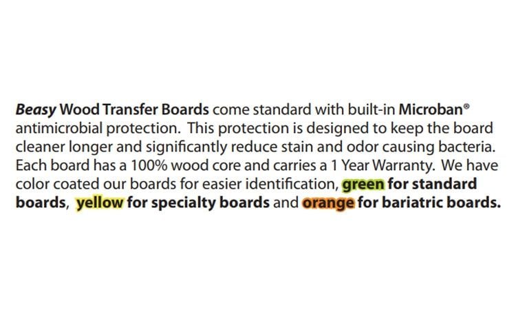 Beasy Premium Wheelchair Transfer Boards