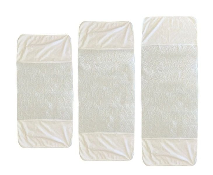 AMiNA Waterproof Bed Pads with Wings
