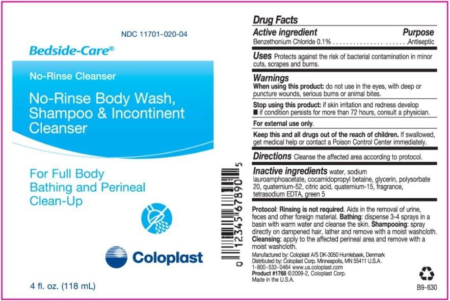 Image 2 of Coloplast Bedside-Care No-Rinse Body Wash