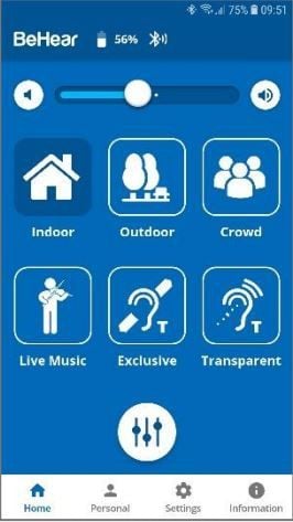BeHear App Screen