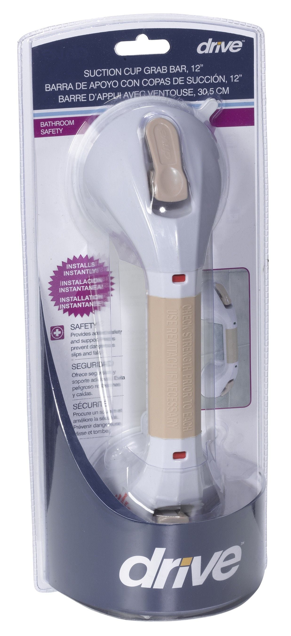 Image 10 of Suction Cup Grab Bar, 12 Inch