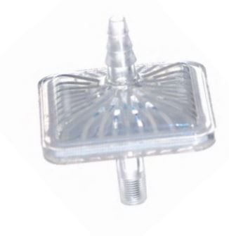 Suction Bacteria Filter 1/8" NPT x 1/4 to 1/2" BARB