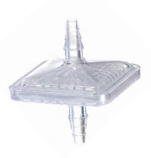 Suction Bacteria Filter 1/4 to 1/2" Barb, Both Ends