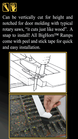 BigHorn Threshold Ramp Cut-to-Fit