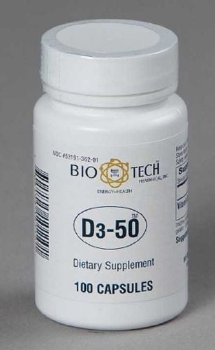 Bio Tech 50000 Vitamin D Supplement