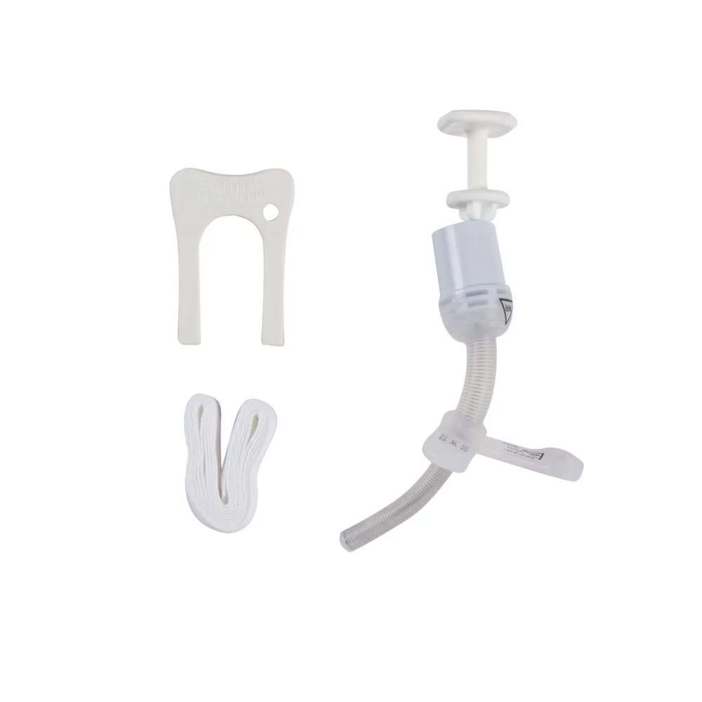 Bivona Uncuffed Pediatric FlexTend Plus Tracheostomy Tube with Flange - Straight