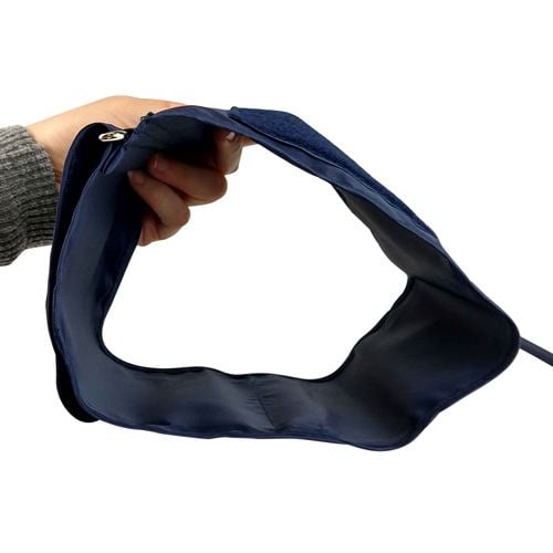 Woman holding XL cuff