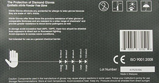 Image 3 of Black Advance IF-63 Nitrile Exam Gloves