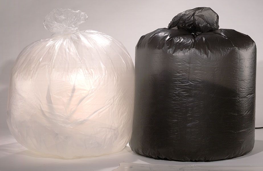 High Density Clear or Black Trash Liners