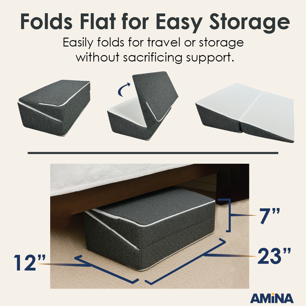 Image 5 of AMiNA Foldable Foam Wedge Pillow