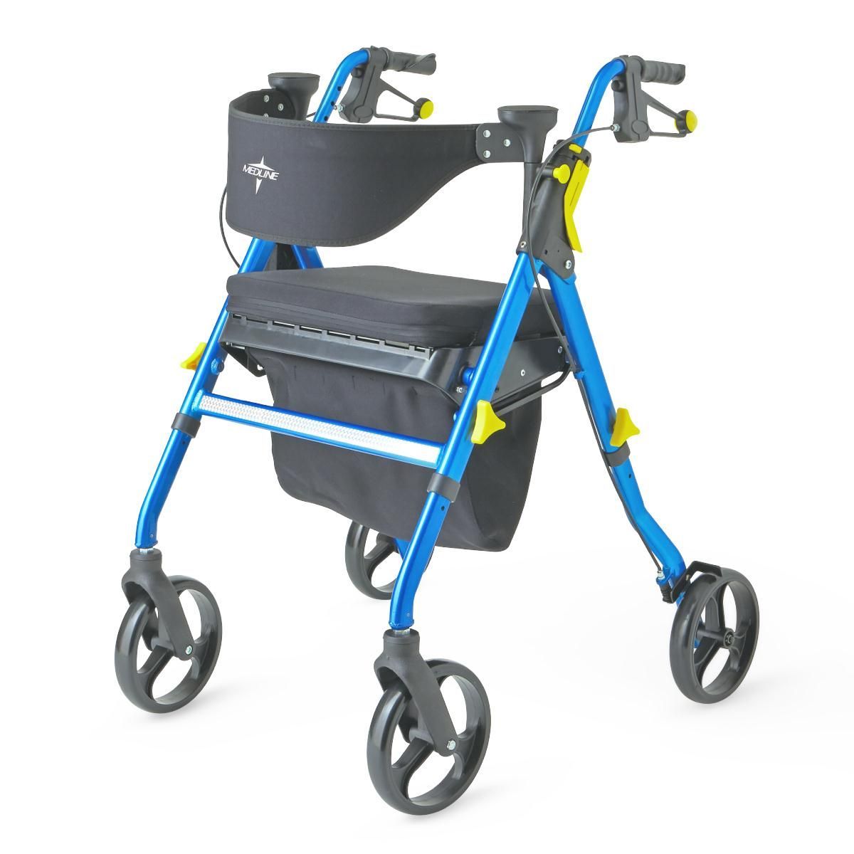 blue rollator detail image