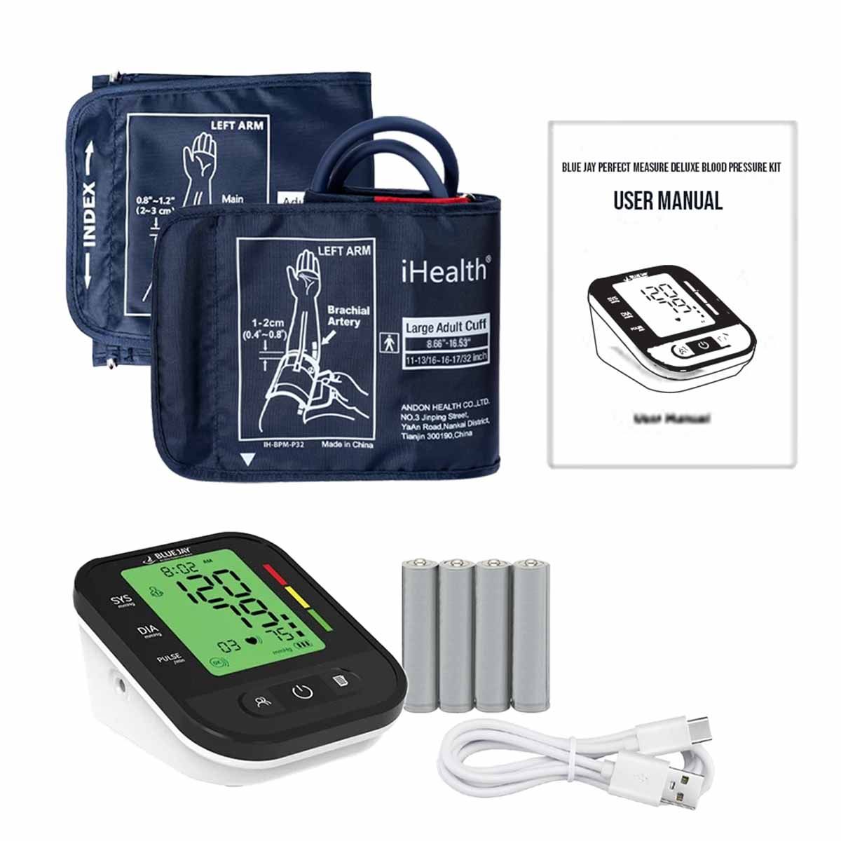 Blue Jay Perfect Measure Deluxe Blood Pressure Kit