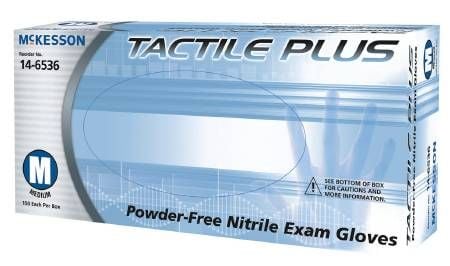 Image 3 of McKesson Performance Nitrile Exam Gloves Fully Textured Blue Powder Free - NonSterile