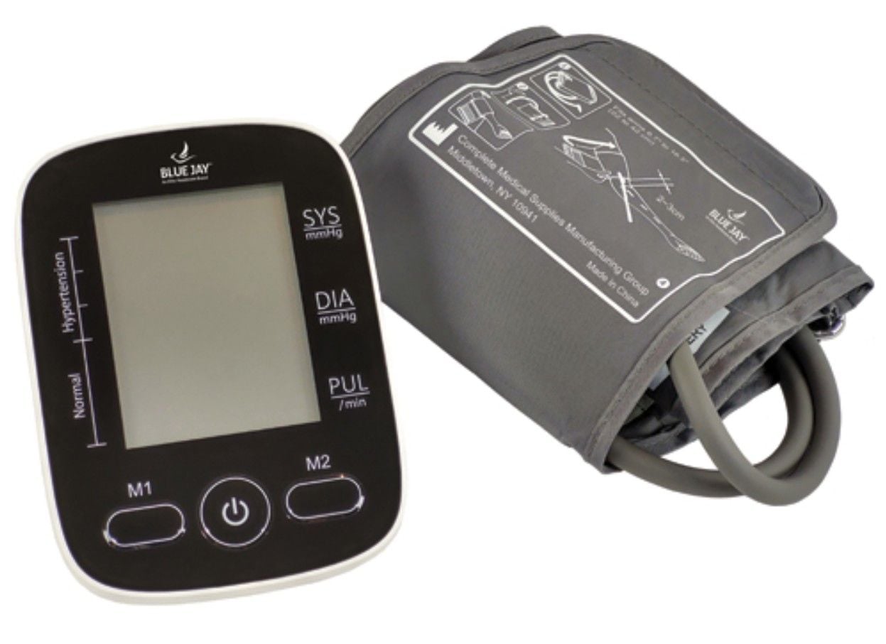 Blue Jay Perfect Measure Automatic Blood Pressure Monitor and Cuff