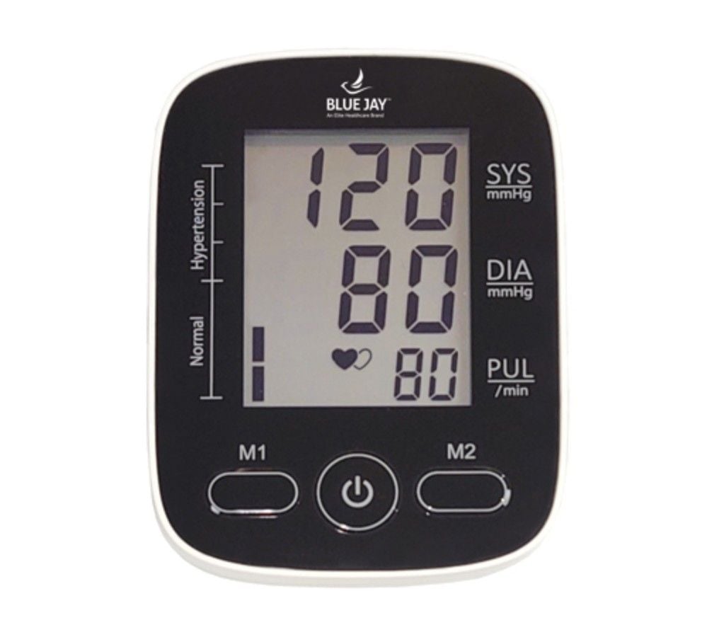 Blue Jay Perfect Measure Automatic Blood Pressure Monitor display