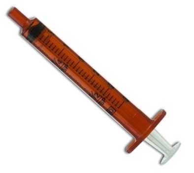 3 mL Oral Syringe - Amber