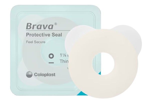 12035 Coloplast Brava Protective Stoma Seal - 3/4 in Stoma Size, 1 7/8 Adhesive, 2.5 mm Thick