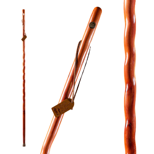 Brazos Walking Sticks Twisted Aromatic Backpacker Cedar