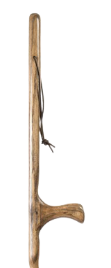 Image 2 of Brazos Dual Purpose Staff Wood Walking Stick Hiking Trekking Pole Cane