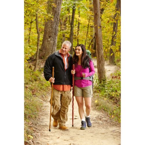 Hiking With Brazos Walking Sticks