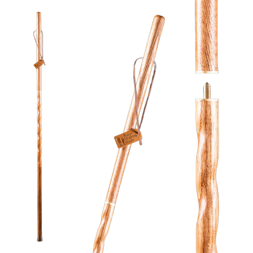 Brazos Walking Sticks Twisted Traveler, Tan