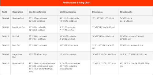 Image 9 of Pads & Accessories for Breg VPULSE and Polar Care Wave