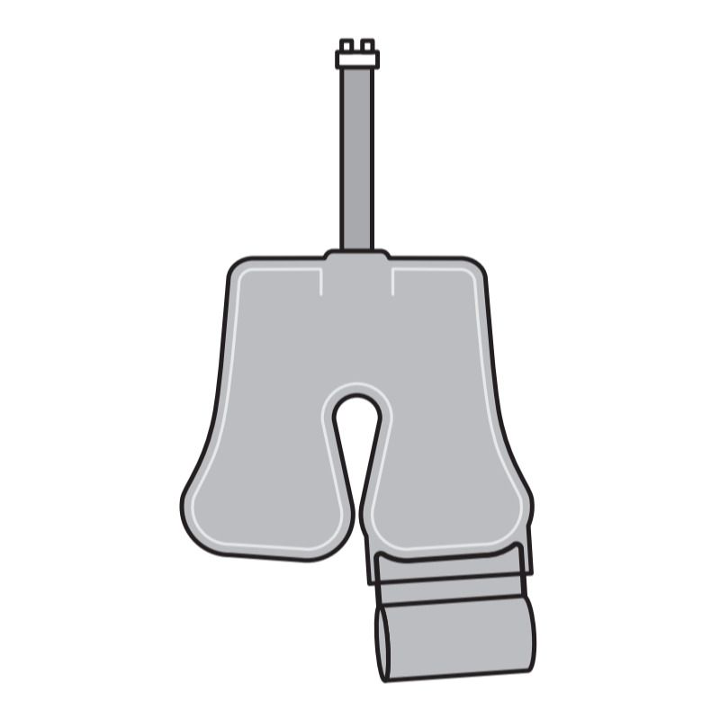 WrapOn Ankle Pad Illustration