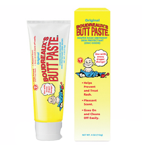 Boudreaux Butt Paste Diaper Rash Ointment 4 oz Tube