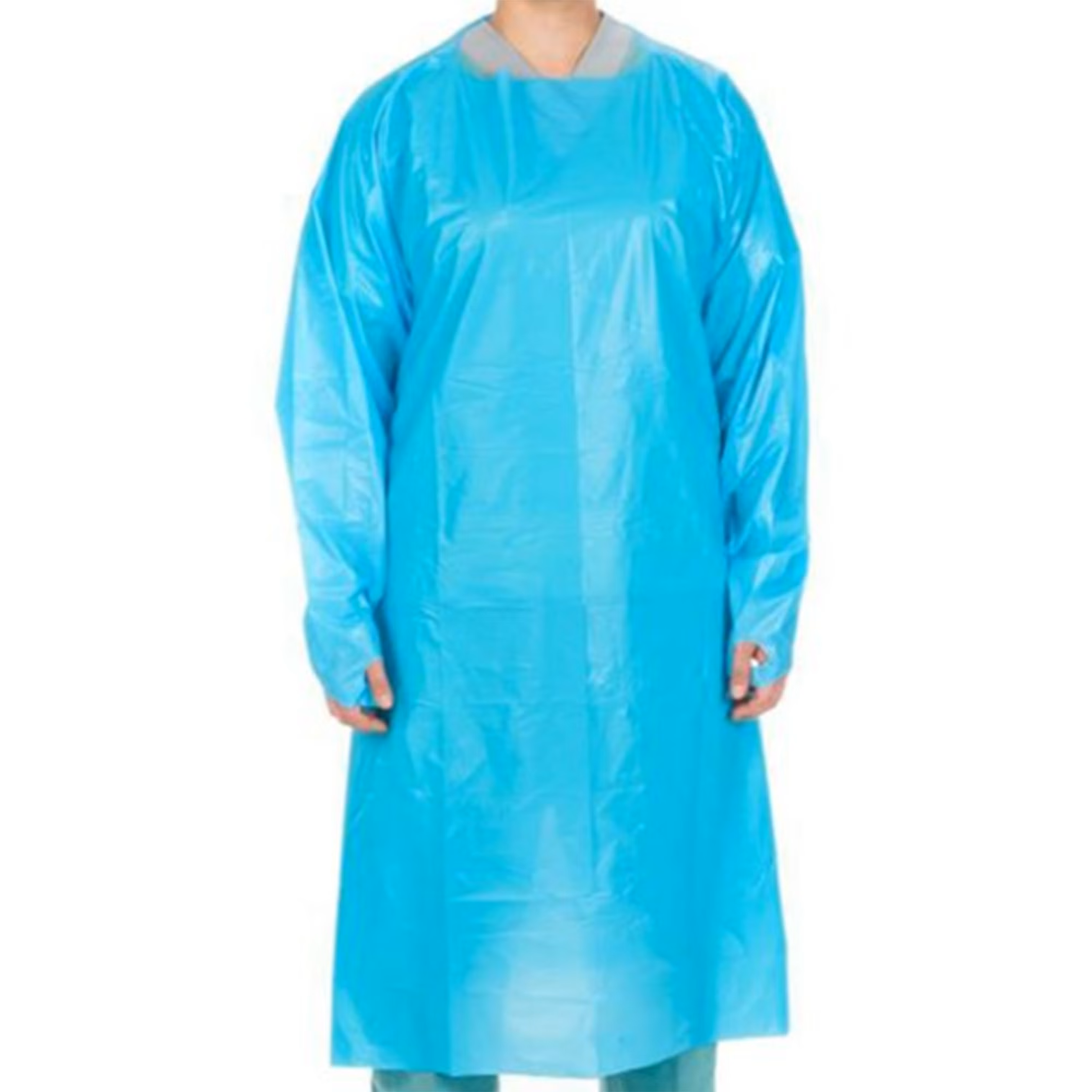 Cardinal Health Premium Over-The-Head Plastic Film Gown