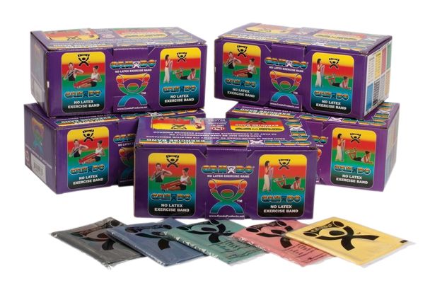 CanDo Pre-Cut Exercise Band - Assorted Colors