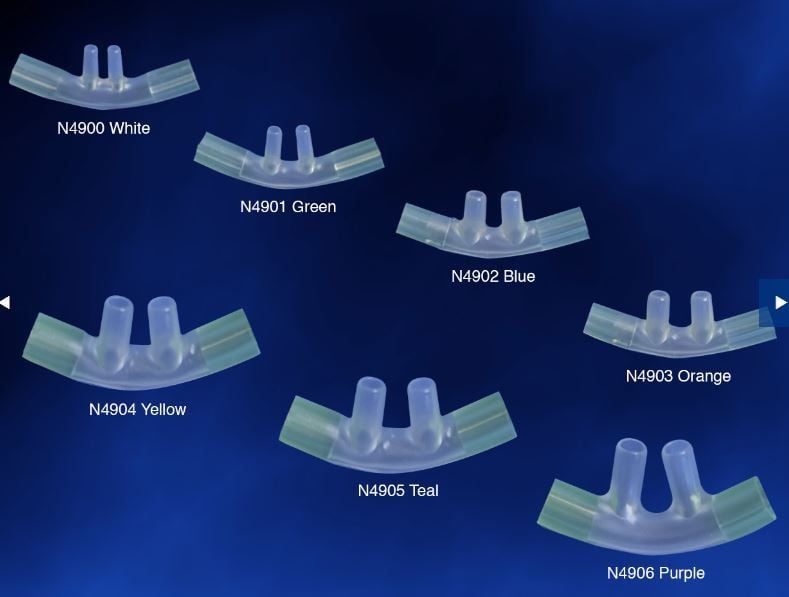 Nasal Prongs Size Comparison