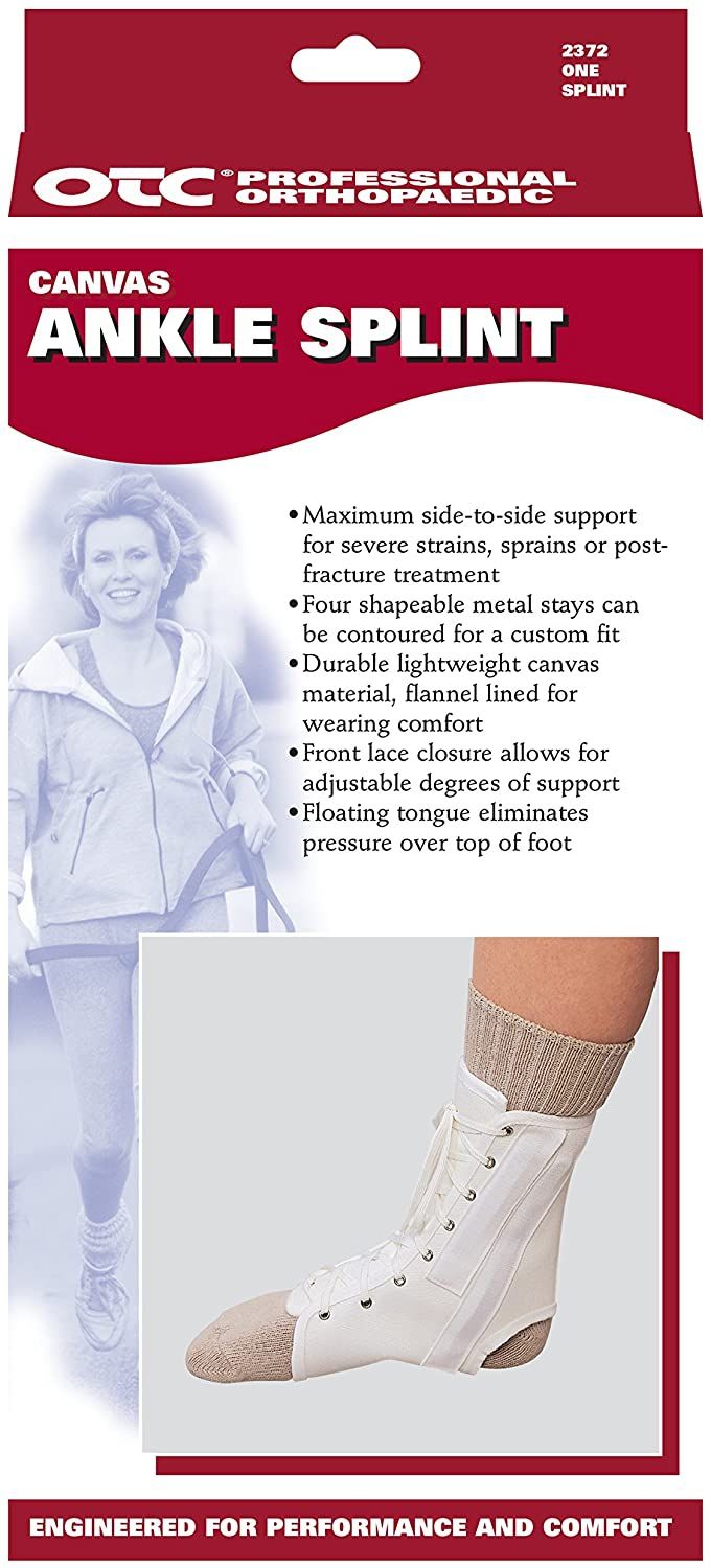 Image 3 of OTC Canvas Ankle Splint