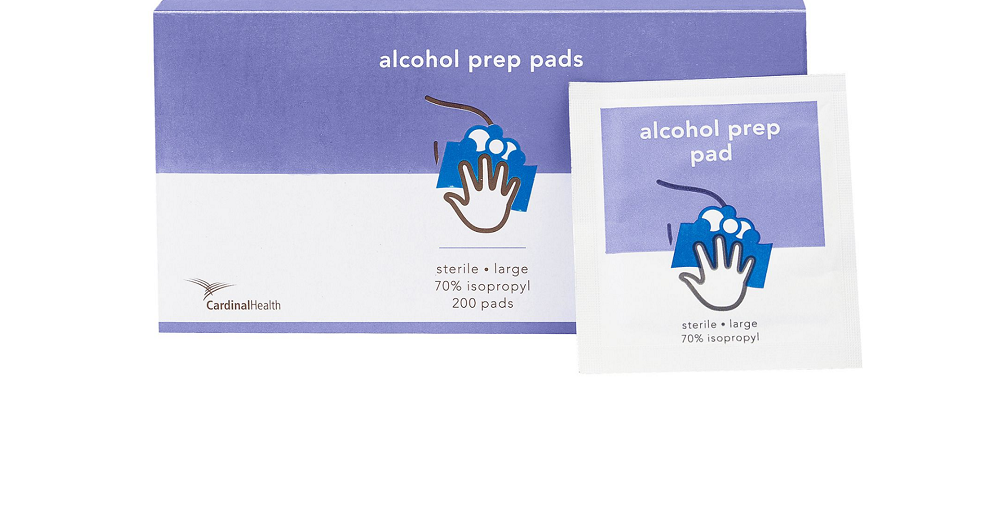 Cardinal Alcohol Prep Pads Large Box