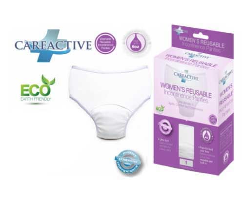 CareActive Womens Reusable Panty Features