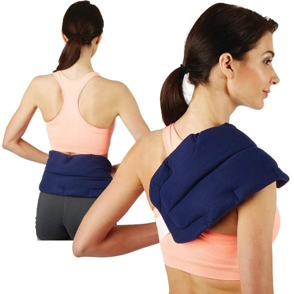 Bed Buddy Wrap on Shoulder