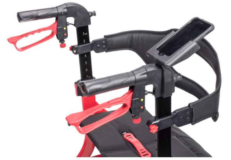 Cell Phone Attached to Rollator
