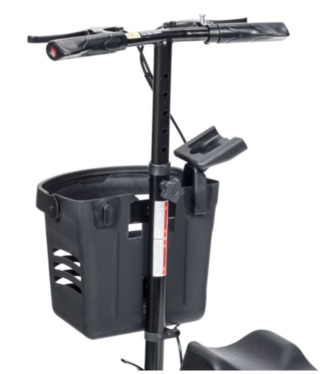 Empty Phone Holder on Knee Scooter