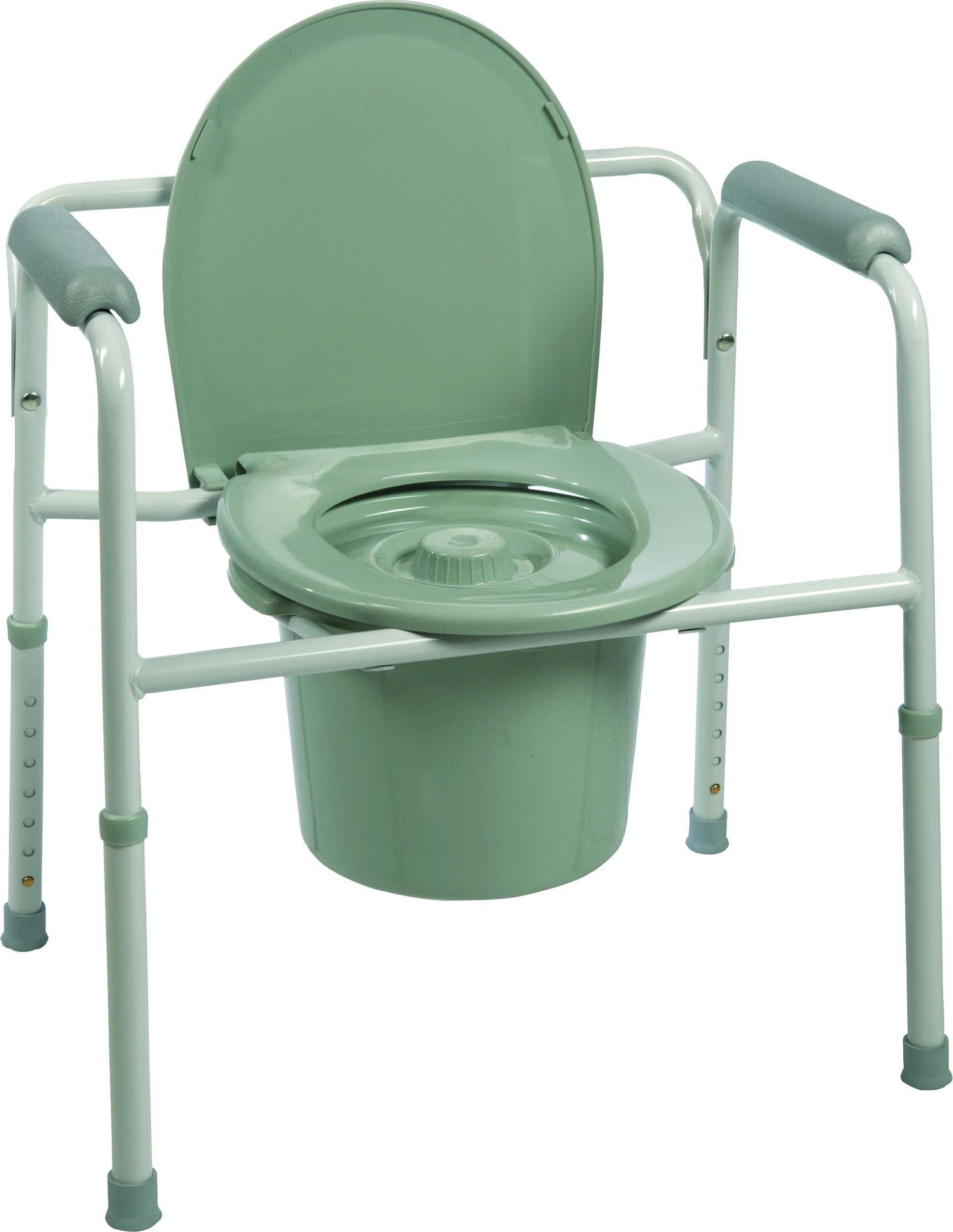 ProBasics Professional Three-In-One Steel Commode