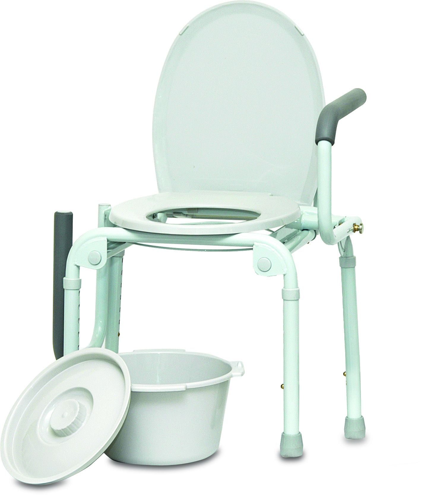 ProBasics Professional Steel Drop-Arm Commode