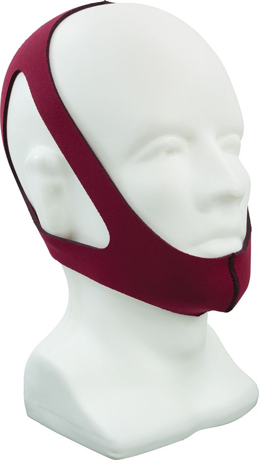 Roscoe Medical 3 Point Chin Strap, Adjustable, Ruby Red - ROS-T09ADJ